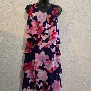The SLNY Sleeveless Floral Tiered Dress By SLNY 18 cottagecore